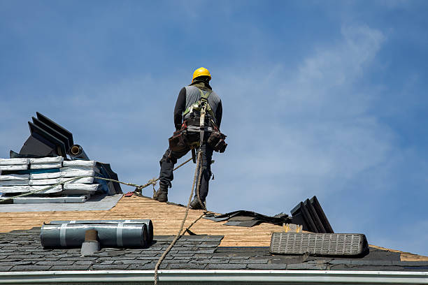 Professional Roofing technician working in West Yarmouth, MA